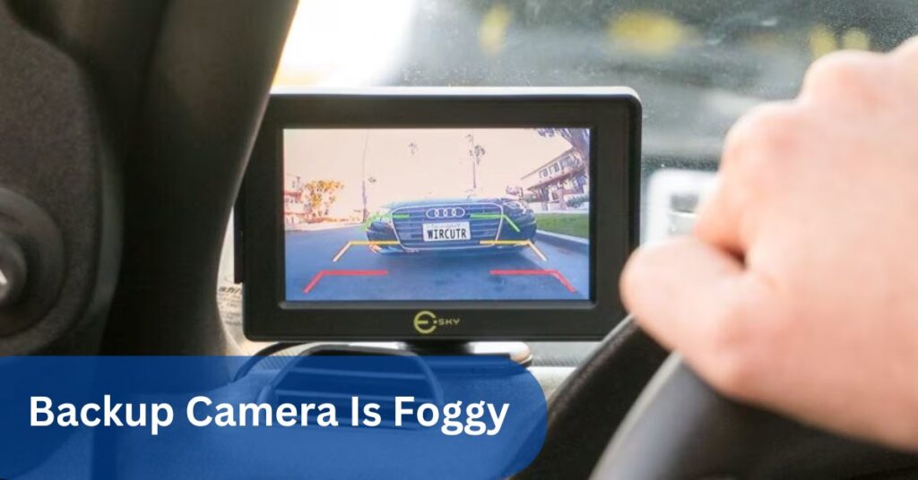 Backup Camera Is Foggy