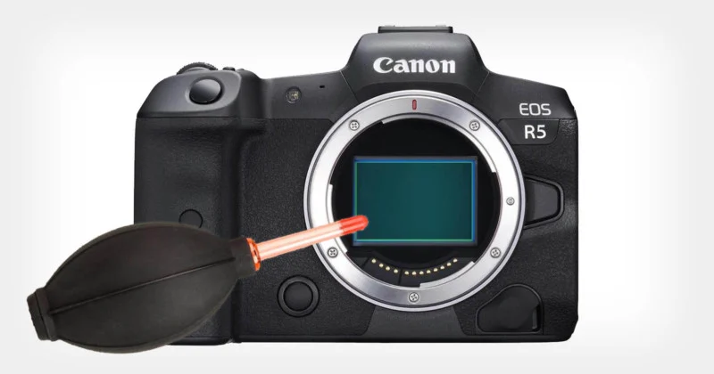 How to clean camera sensor